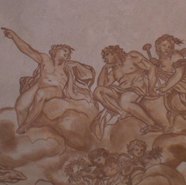 Riproduzione Affresco Stanza di Apollo