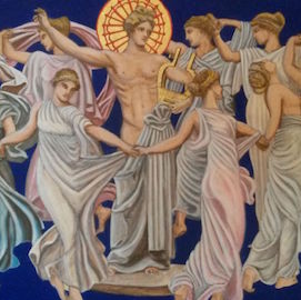 Apollo e muse - Interpretazione di dipinto di John Singer Sargent 1925 - Thumbs